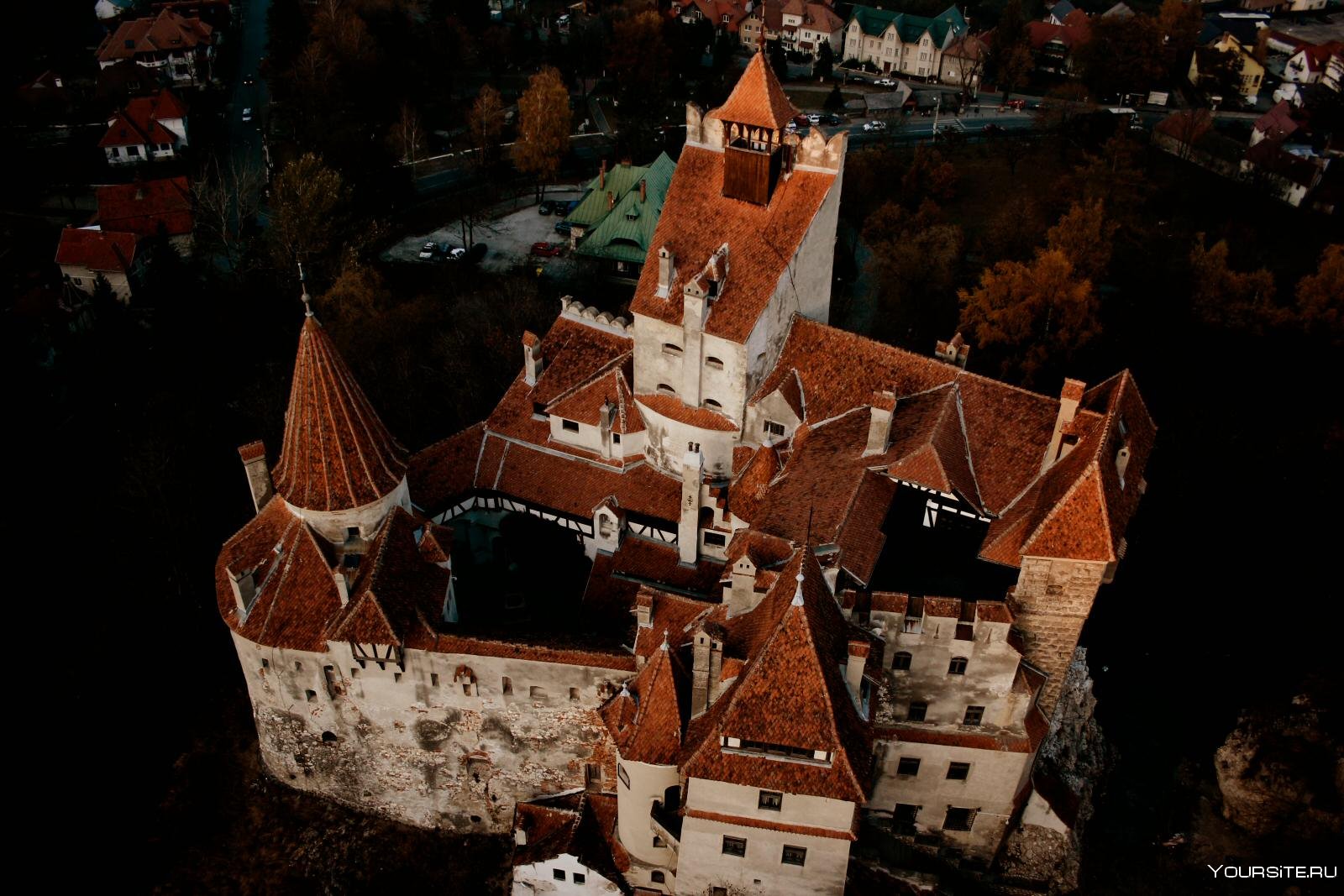 Замок дракулы внутри в румынии
