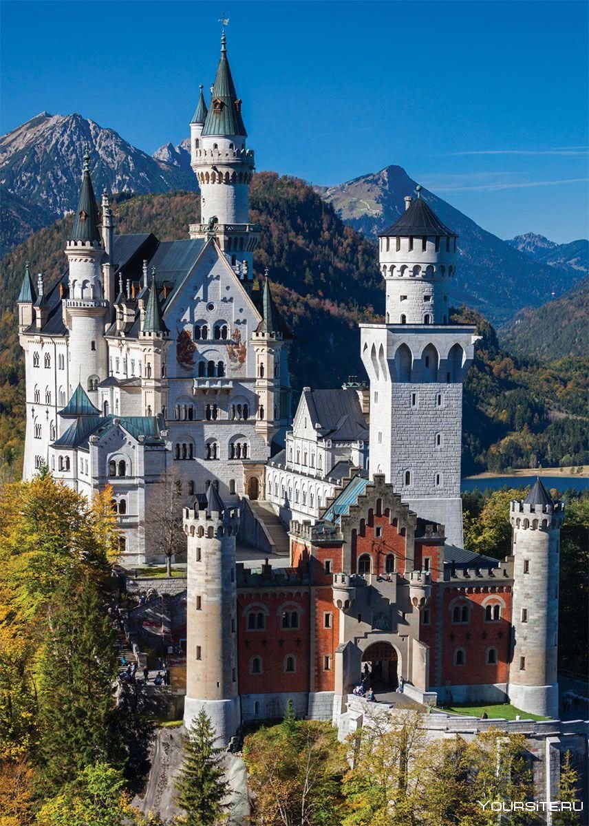 Бавария замок Нойшванштайн пазл