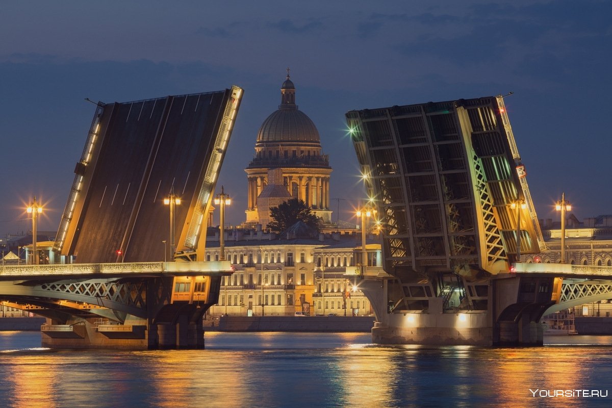 Моста в Санкт-Петербурге развод Санкт Петербург