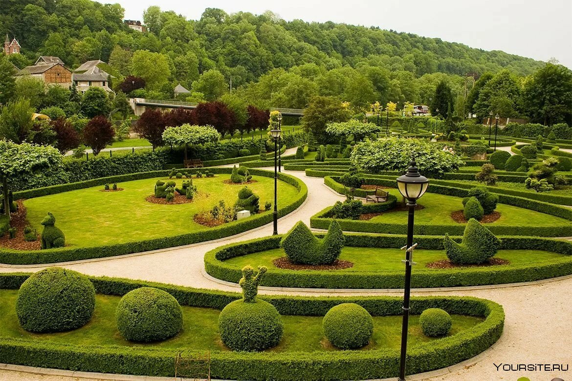 Ландшафное архитектура французский парк