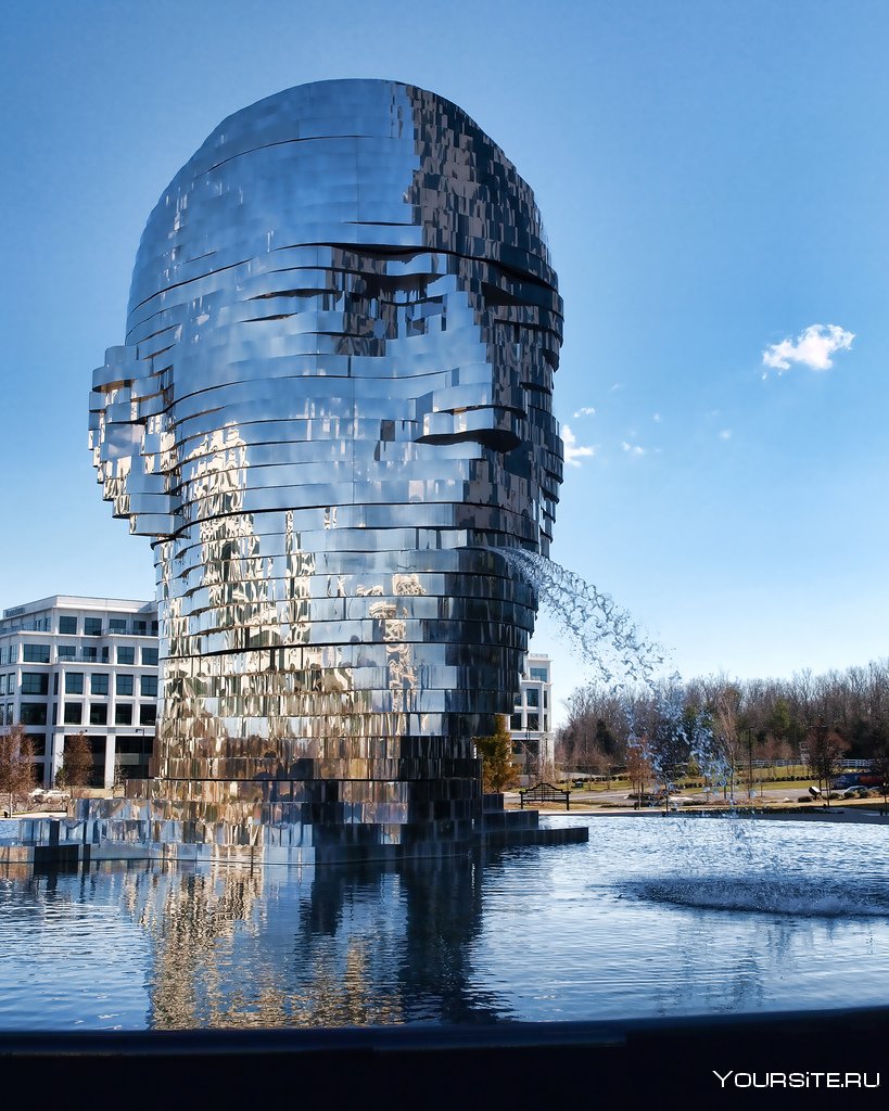 Скульптура-фонтан Metalmorphosis, США