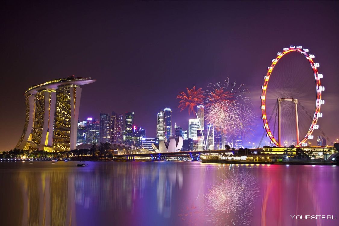 Сингапурское колесо обозрения Сингапур