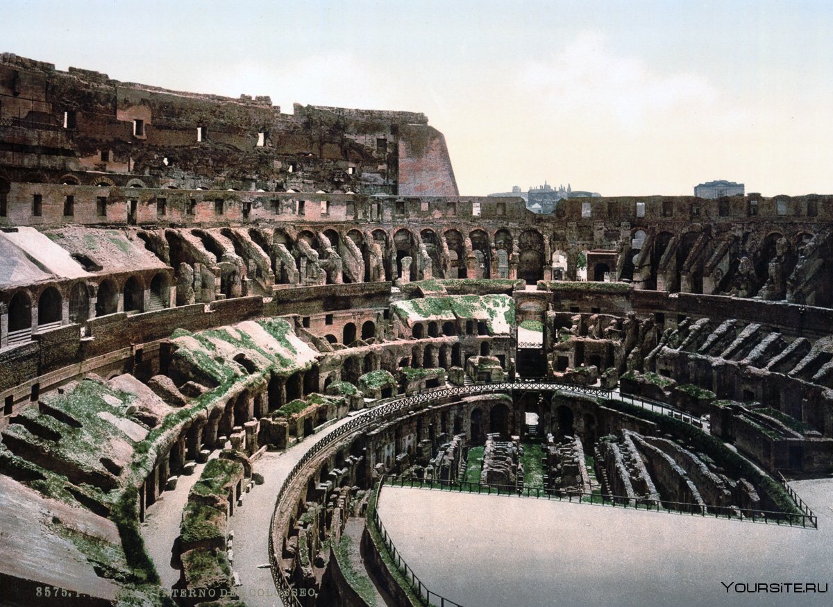 Колизей Рим Италия внутри