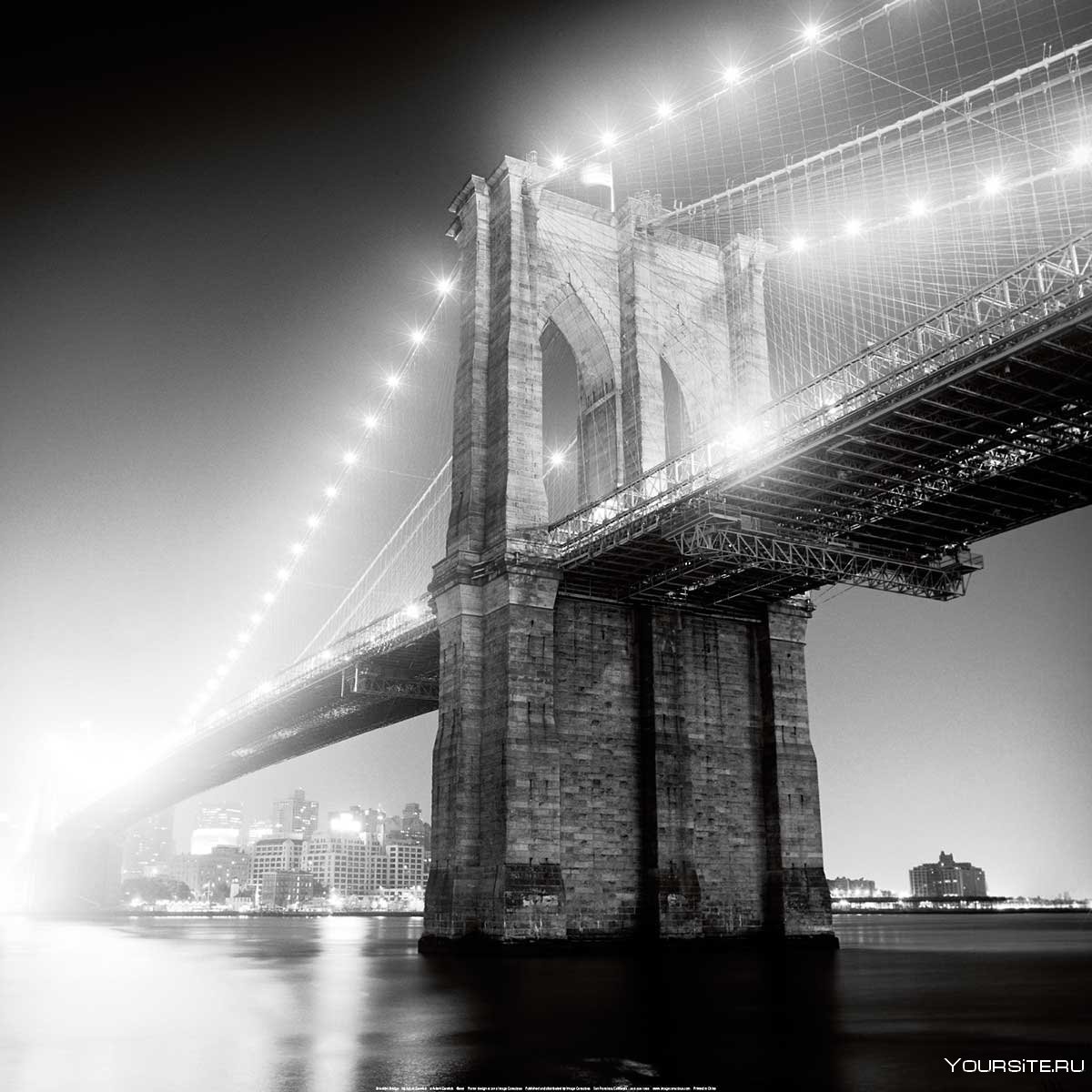 Манхэттенский мост в Нью-Йорке