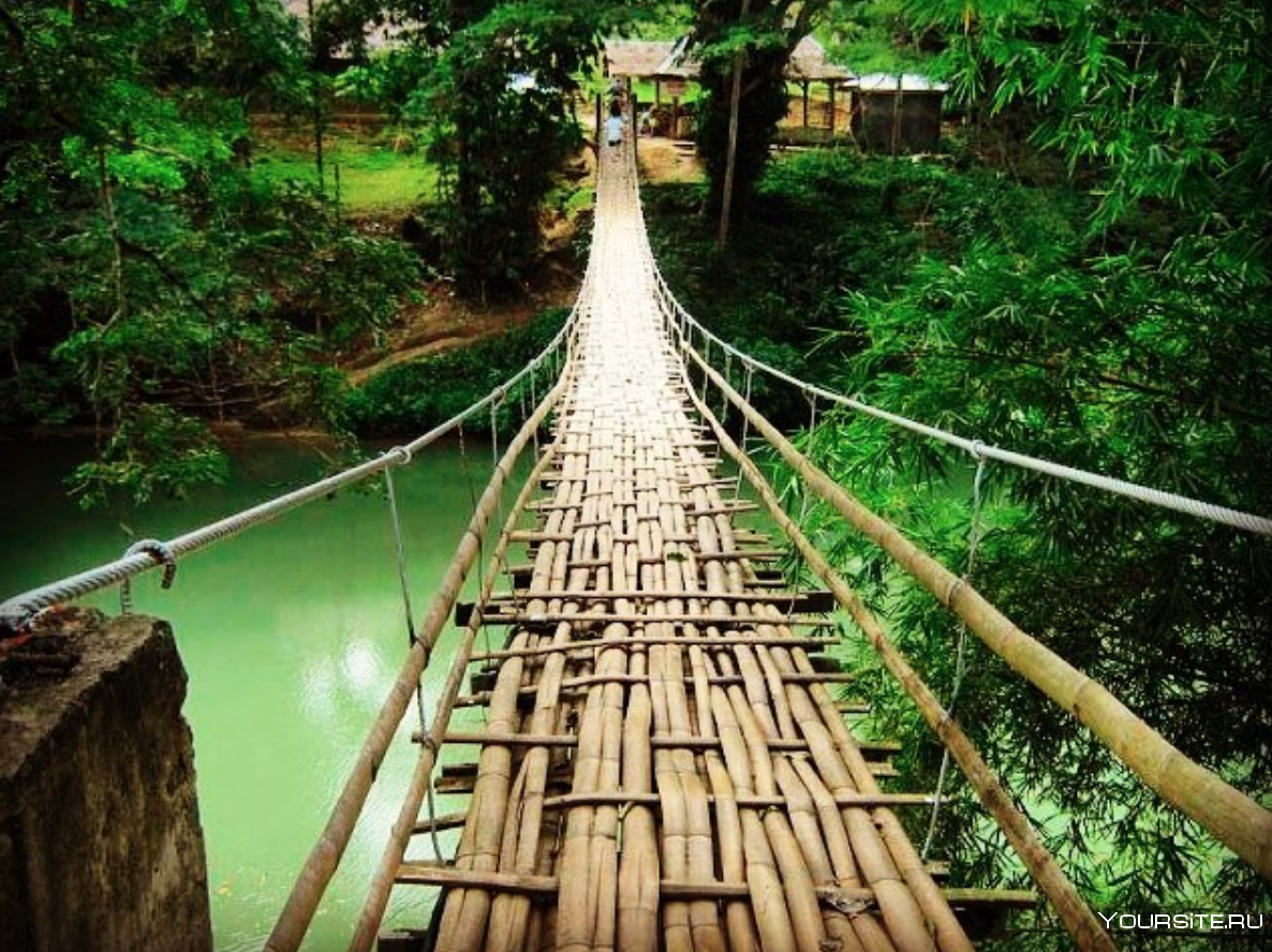 Висячие мосты в древнем Китае