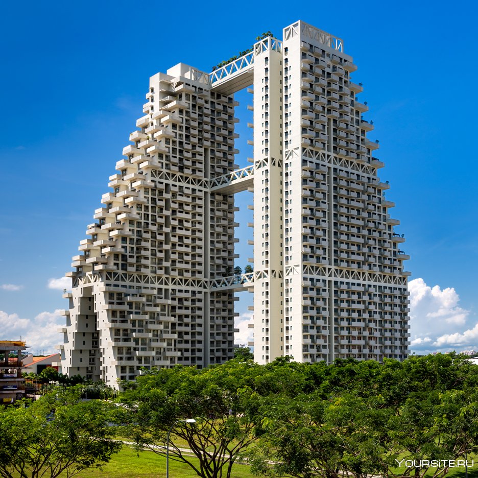 Жилой комплекс Sky Habitat в Сингапуре