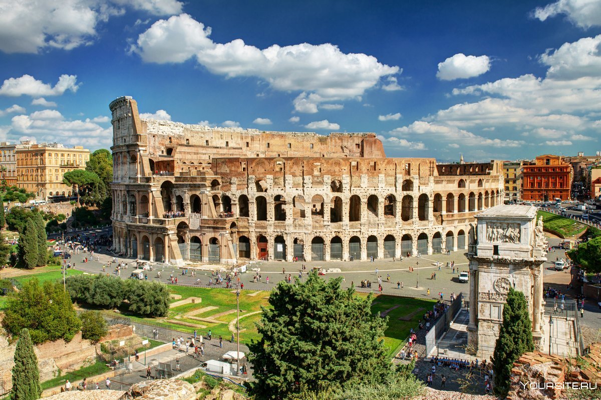 Древний Рим город Колизей