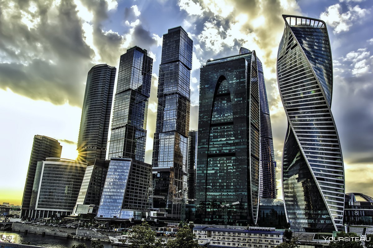 Москоу Сити небоскребы