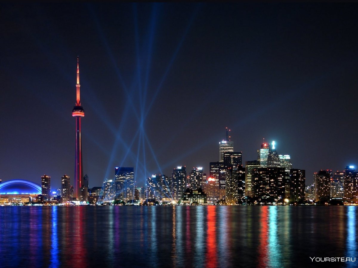 Канада г Торонто панорама