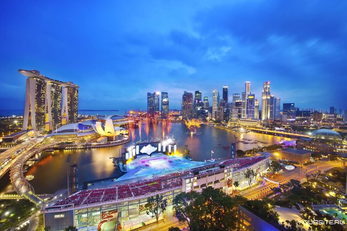 Сингапур красивые города