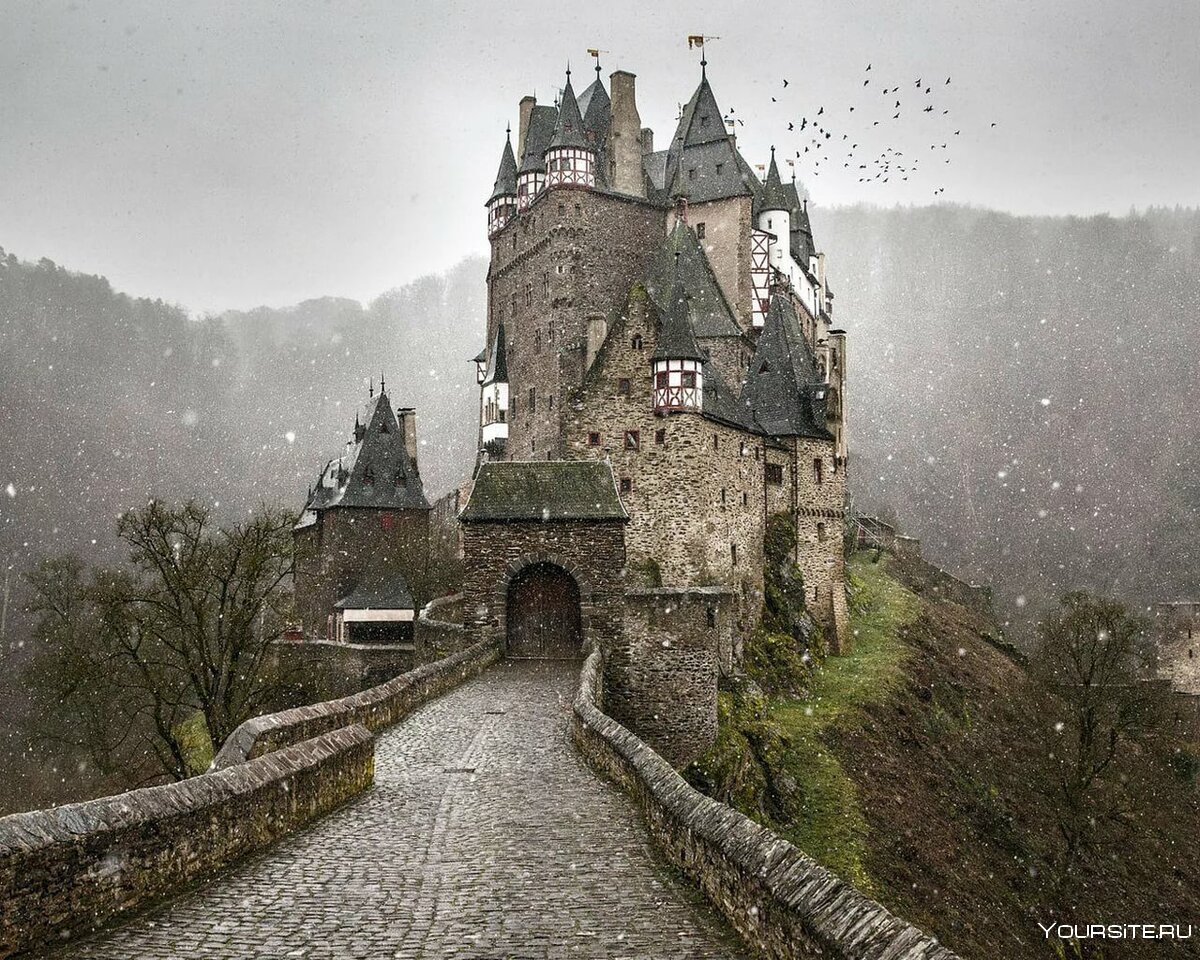 Средневековые замки Германии Готика