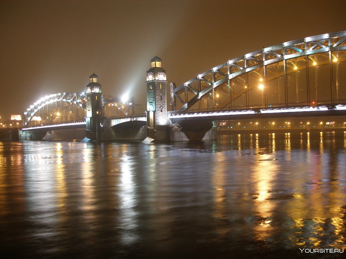 Мост Петра Великого Обуховский мост