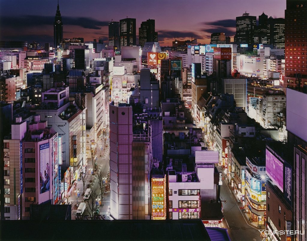 Япония ночное Токио