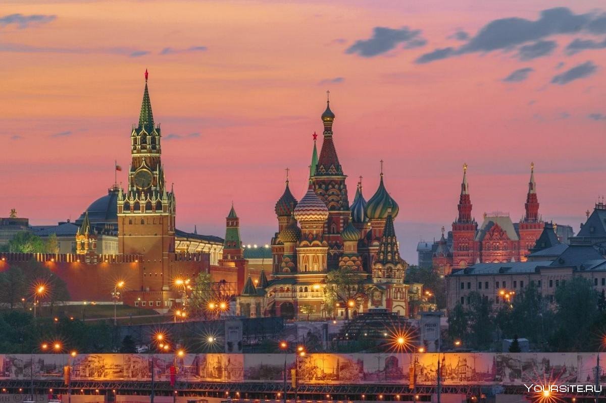 Панорама красной площади в Москве