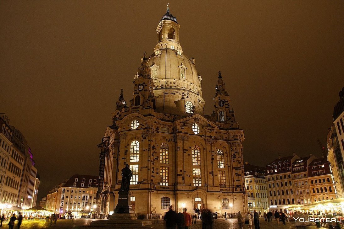 Фрауэнкирхе Церковь Богородицы Дрезден