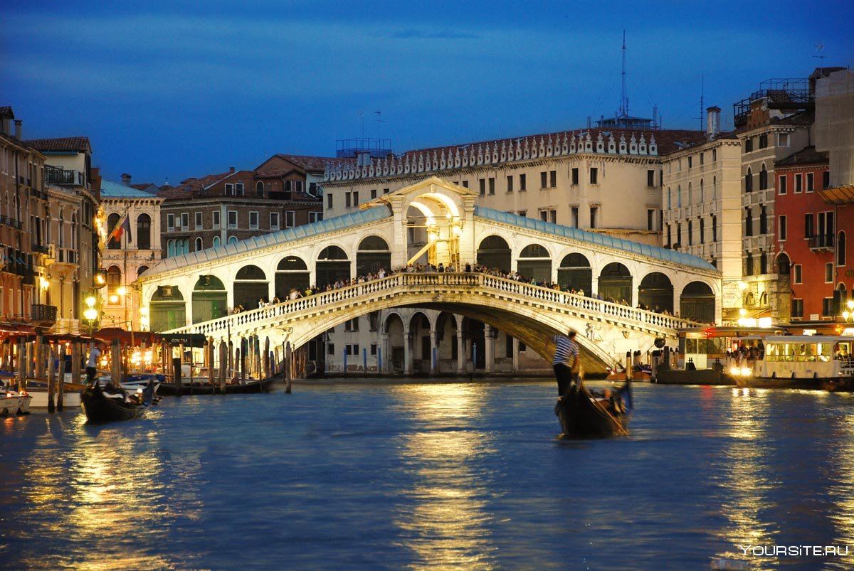 Мост Риальто, XI В, Венеция, Италия