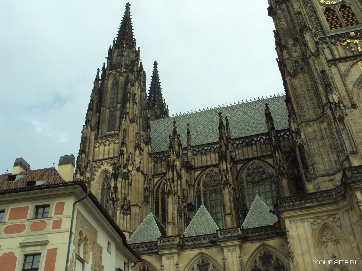Молния Прага собор Святого Витта