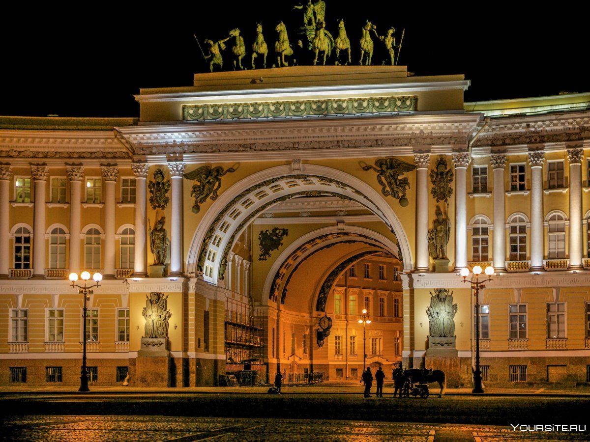 Площадь зимнего дворца в Санкт-Петербурге