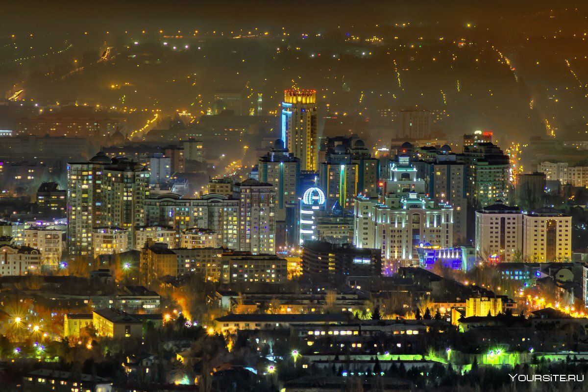 Ночной Казахстан Алматы