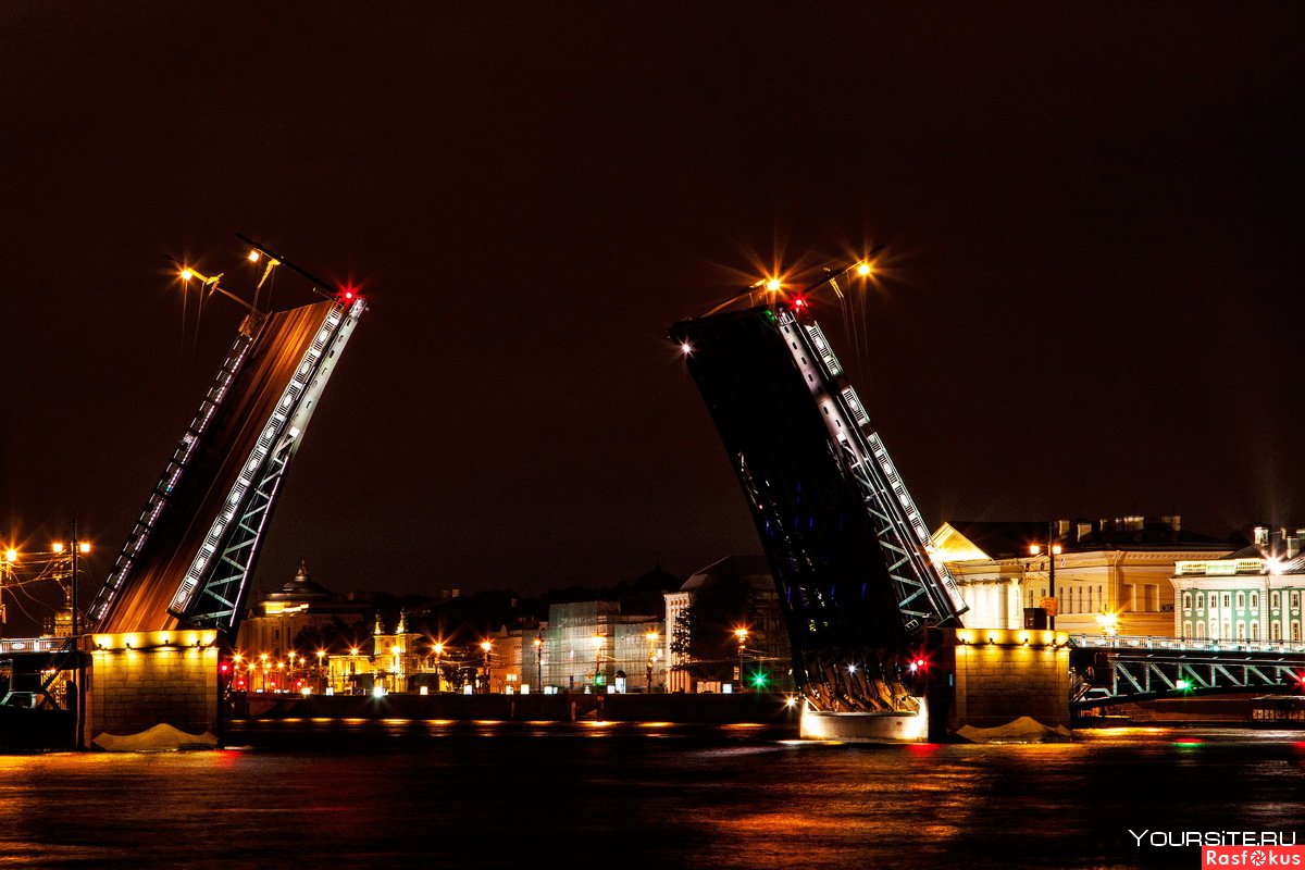 Санкт-Петербург Дворцовый мост Васильевский остров