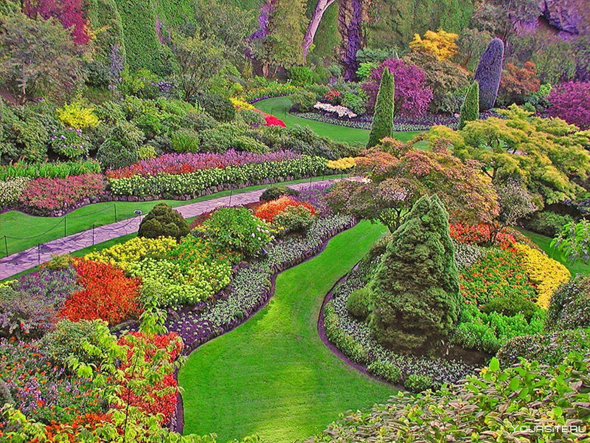 Будхарт сады Британская Колумбия