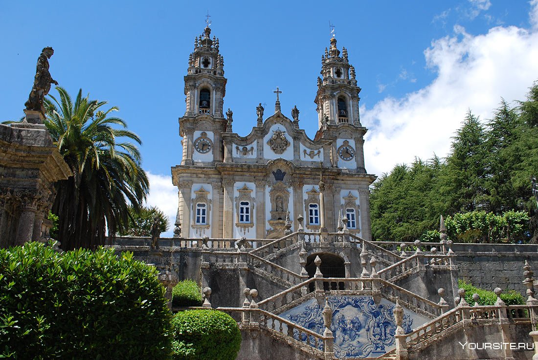 Ламегу Португалия Церковь Богоматери исцеляющей