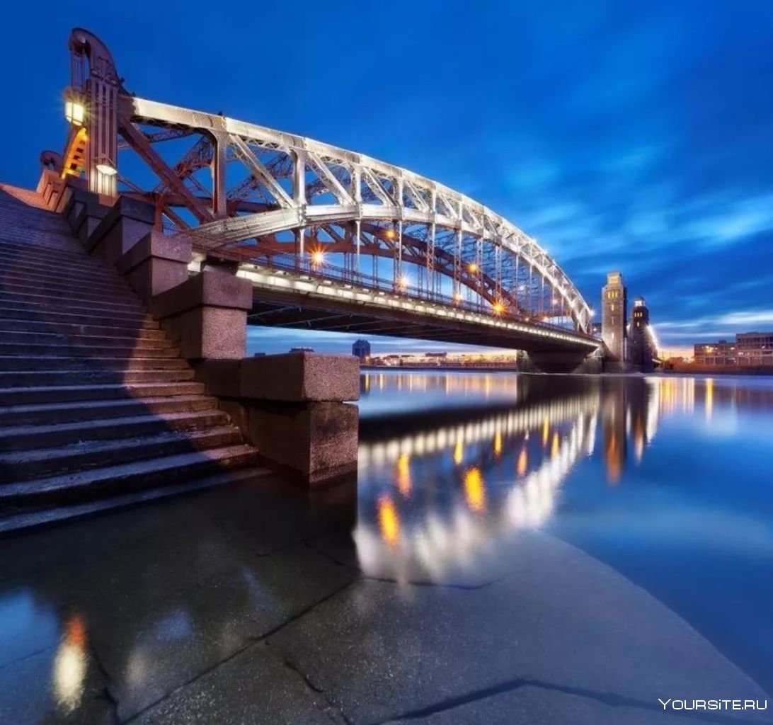 Охтинский мост 2020