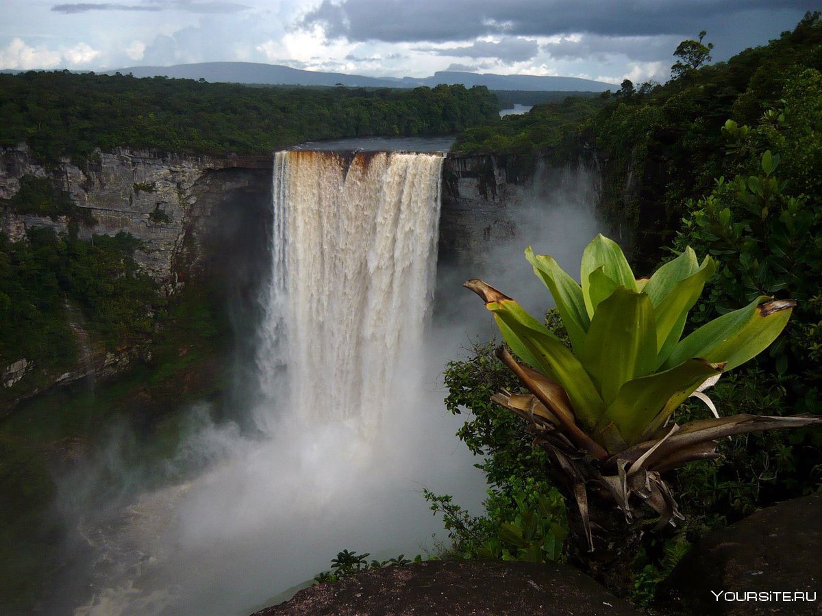 Кооперативная Республика Гайана водопад