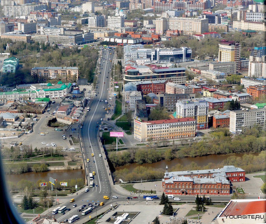 Омск центр города