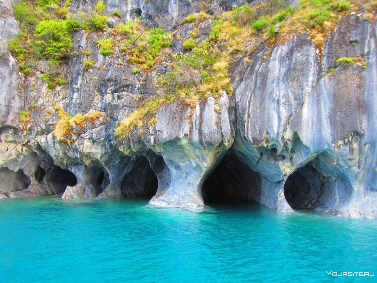Мраморные пещеры Патагонии