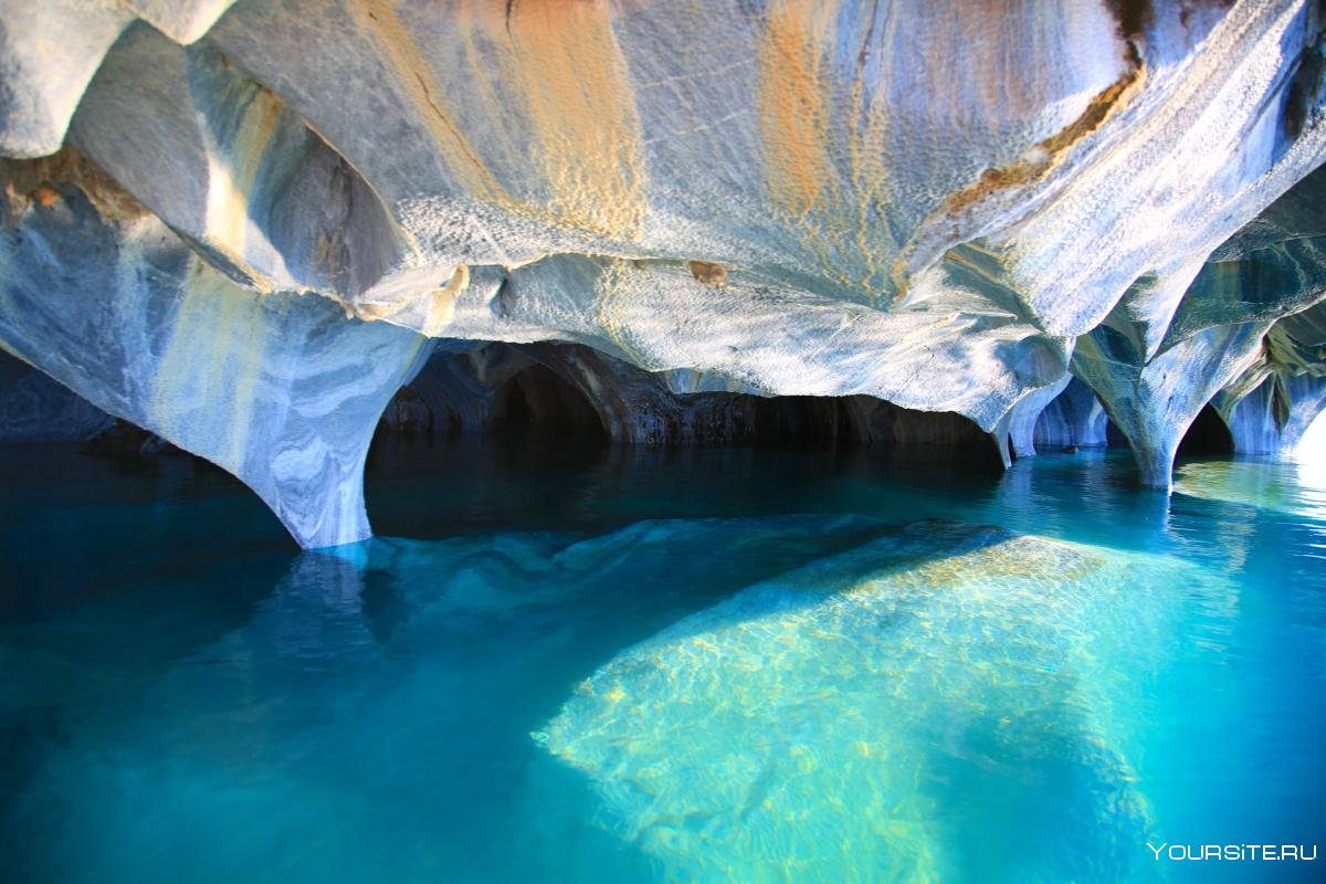 Мраморные пещеры озера генерал Каррера, Чилийская Патагония