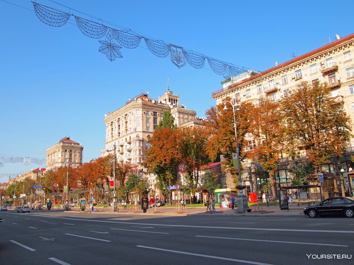 Киев улица Kreschatik