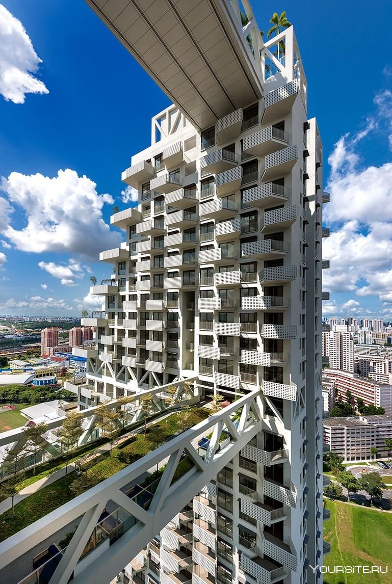 Жилой комплекс Sky Habitat в Сингапуре