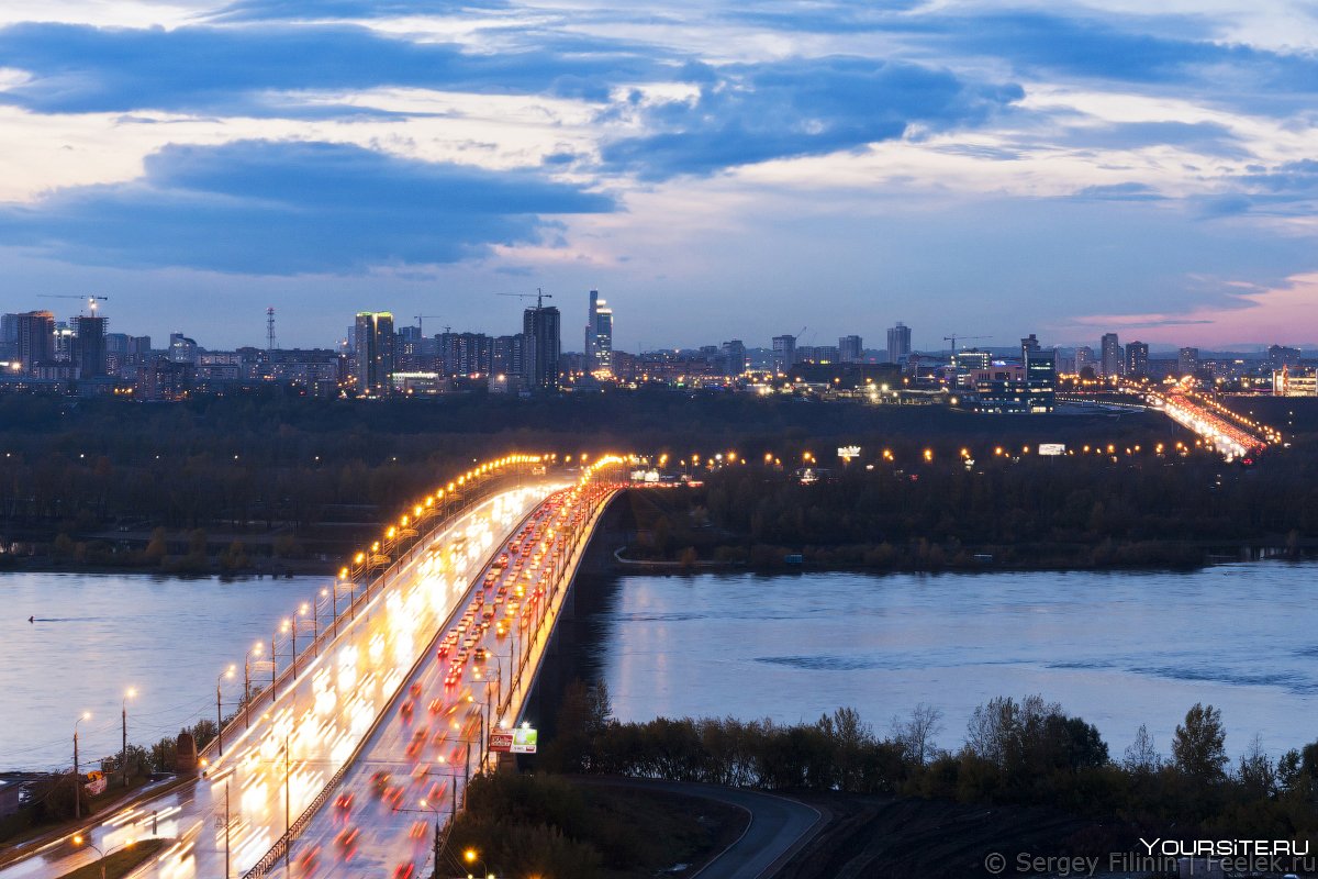 Октябрьский мост Красноярск