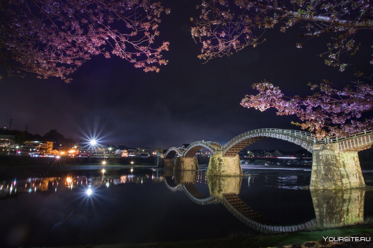 Япония мост Сакура