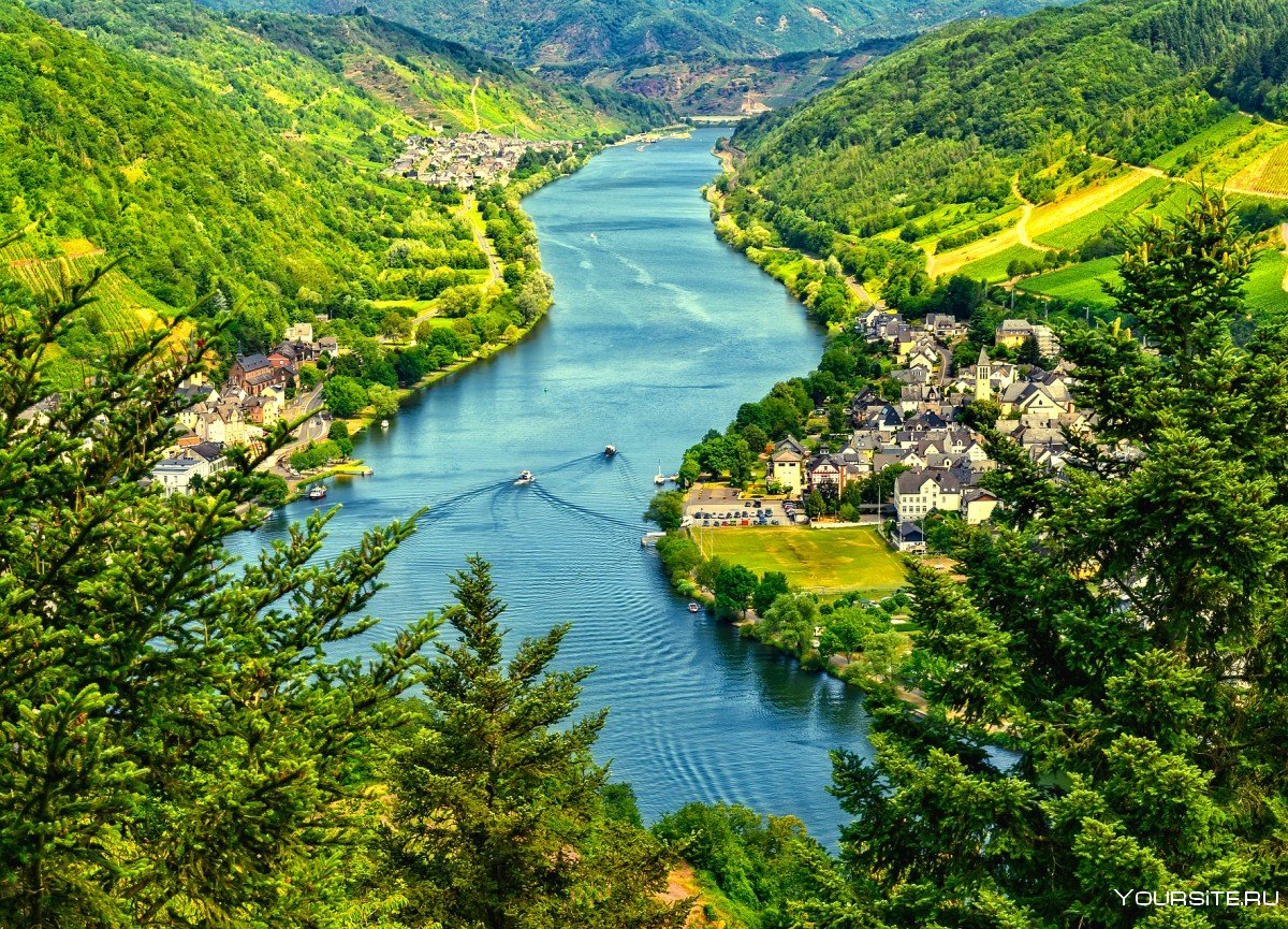 Река Мозель Люксембург