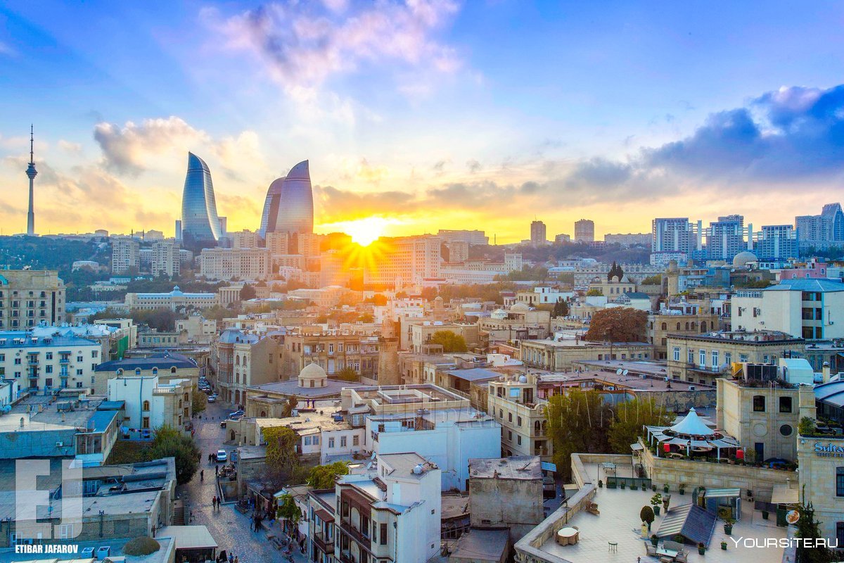 Баку столица Азербайджана старый Баку