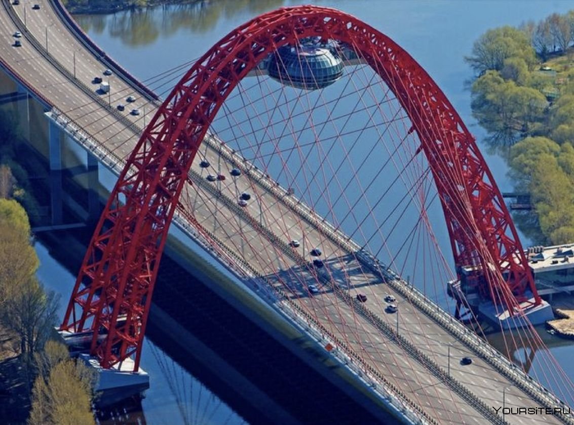 Мост в москве с шаром фото