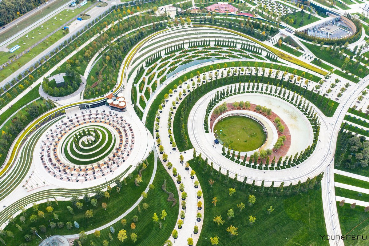 Парк Галицкого в Краснодаре панорама