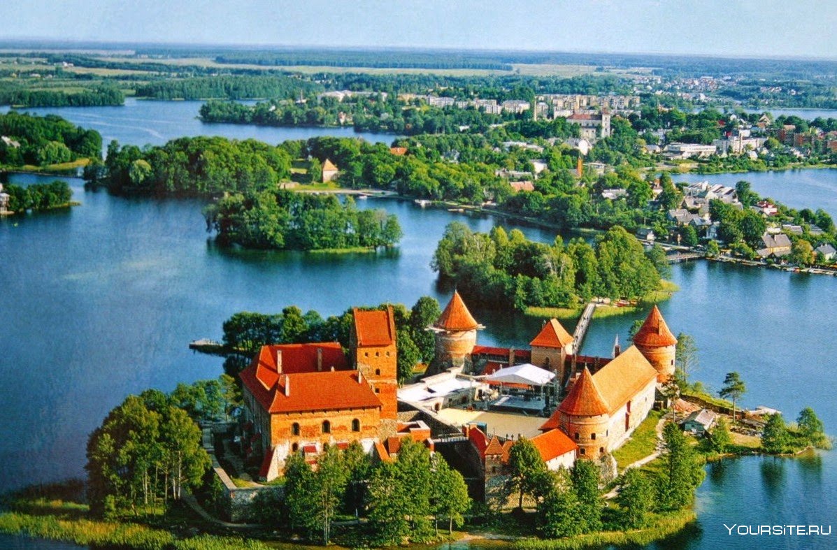 Город Тракай Литва