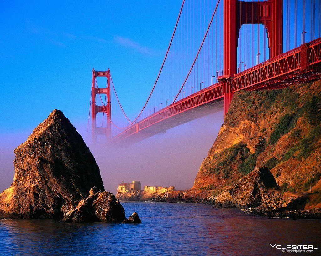 США Сан Франциско золотые ворота