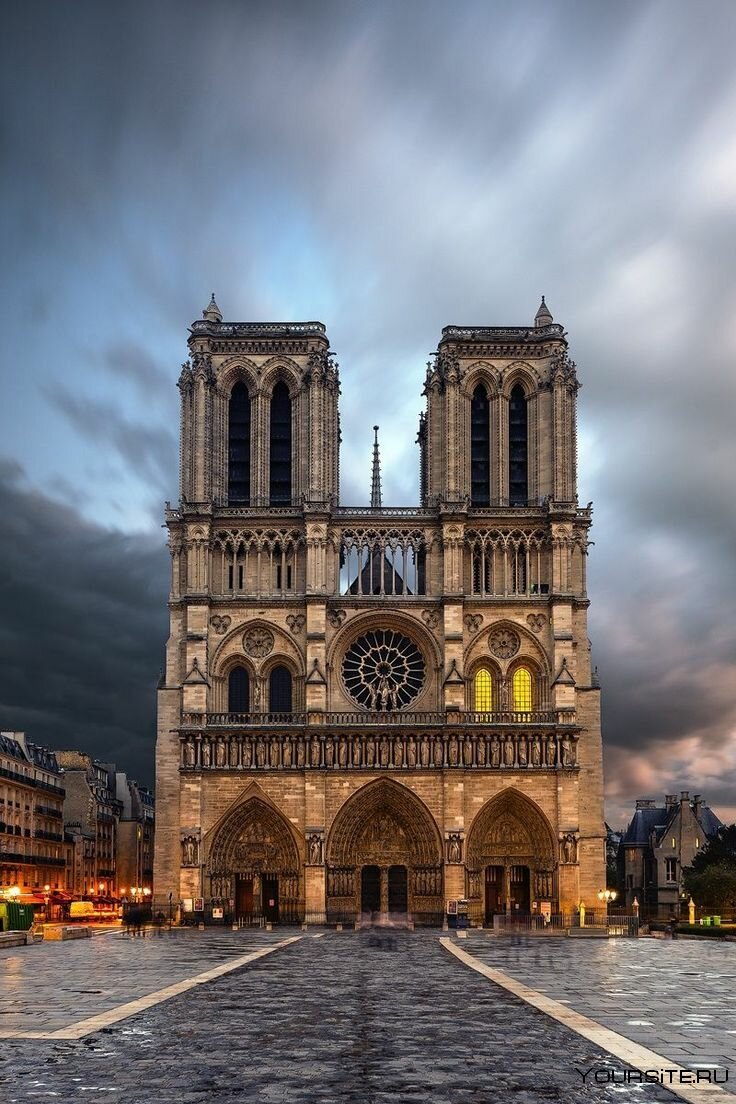 Достопримечательности Франции собор Парижской Богоматери