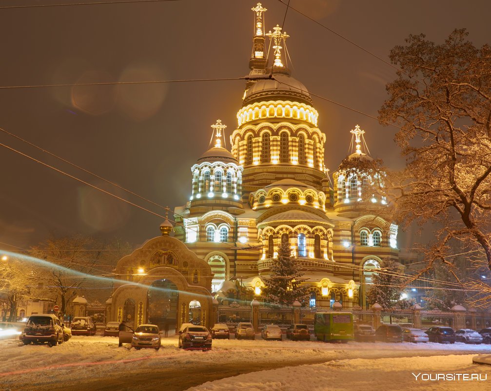 Благовещенский собор (Харьков) зима