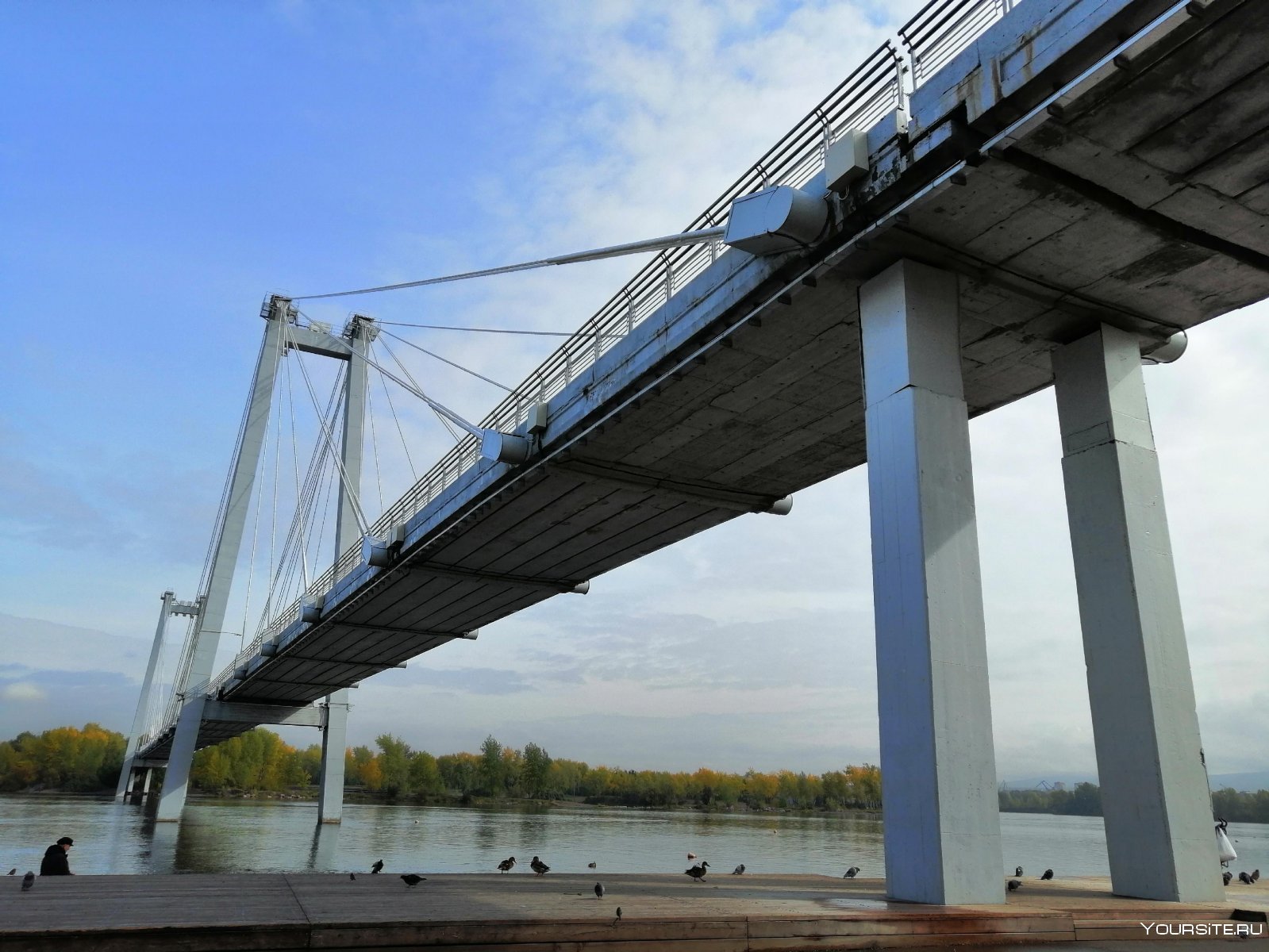 Пешеходный мост Красноярск