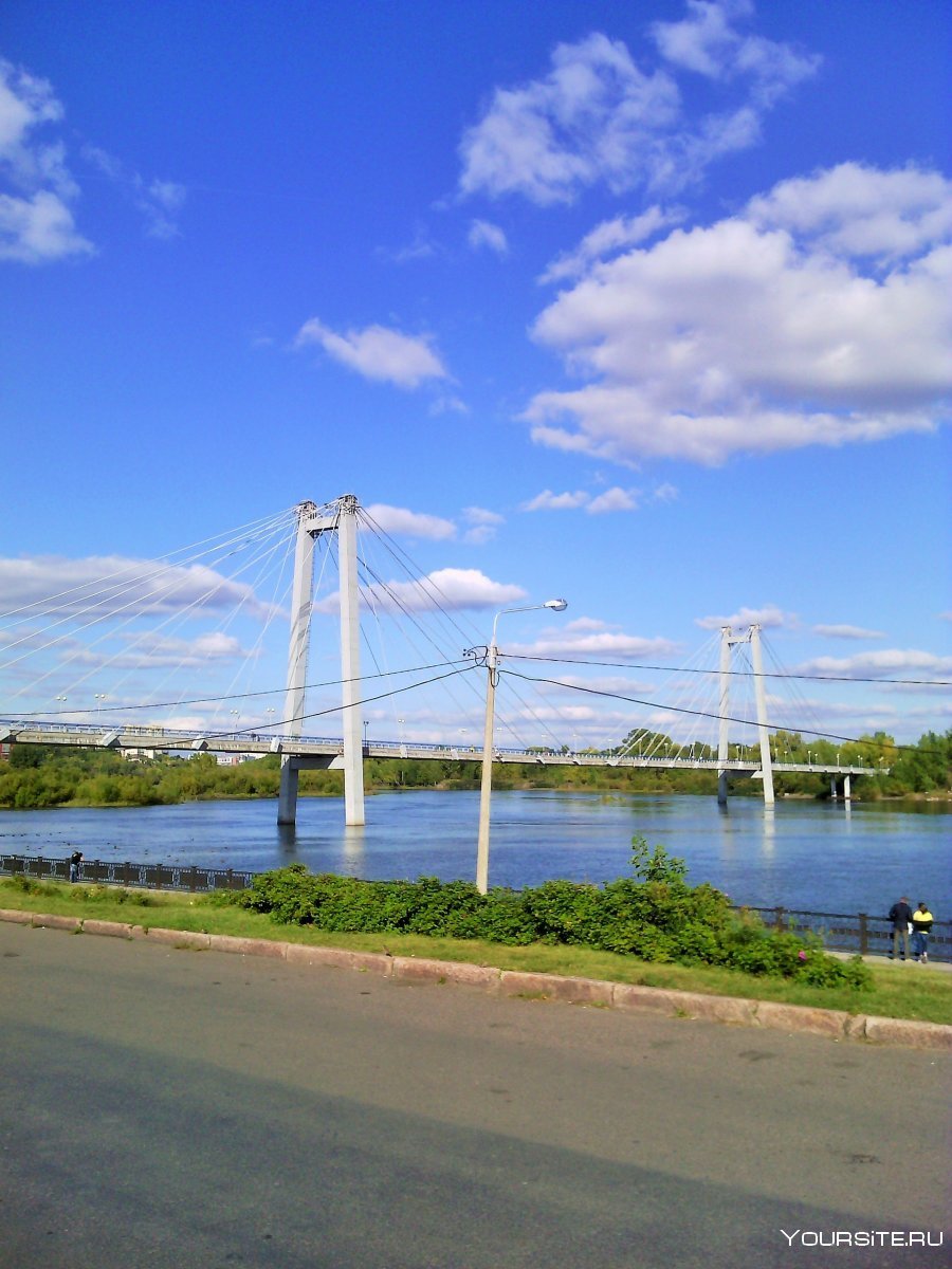 Остров Татышев вантовый мост