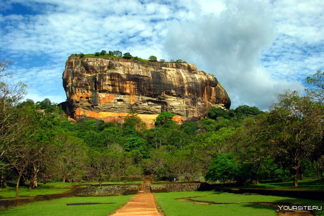 Сигирия Шри-Ланка львиная крепость