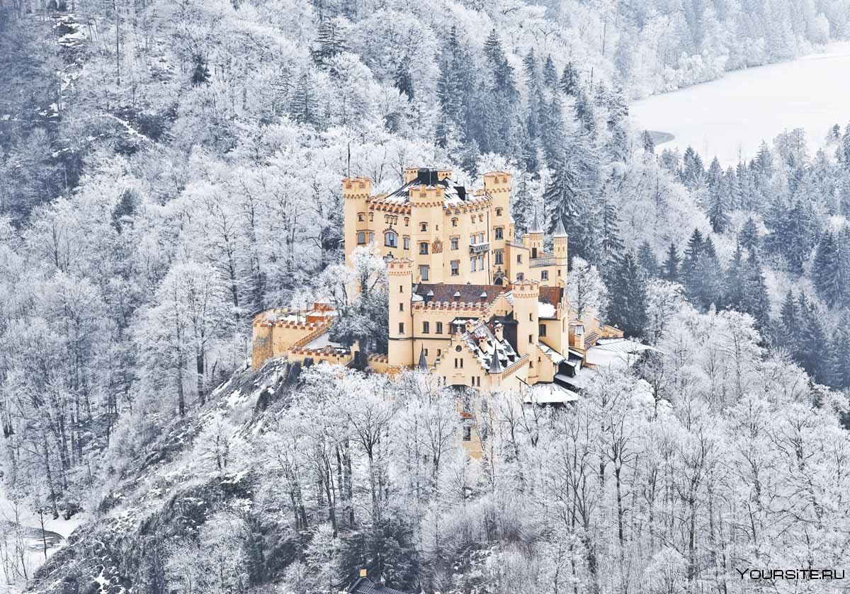 Замок Хоэншвангау Германия Бавария фото