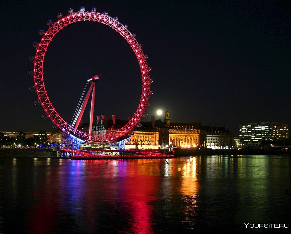 Лондон столица Лондонский глаз