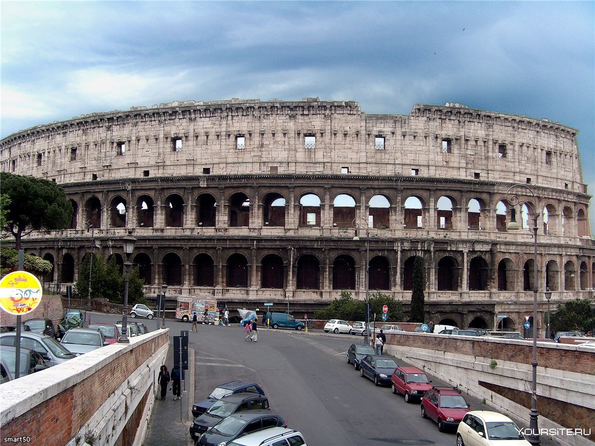 Магазины в Колизее Рим