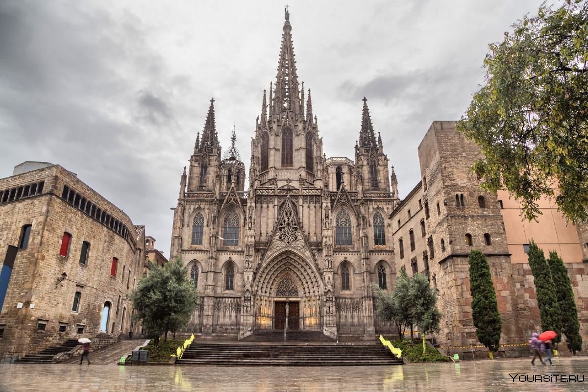 Готический собор Барселона кафедральный